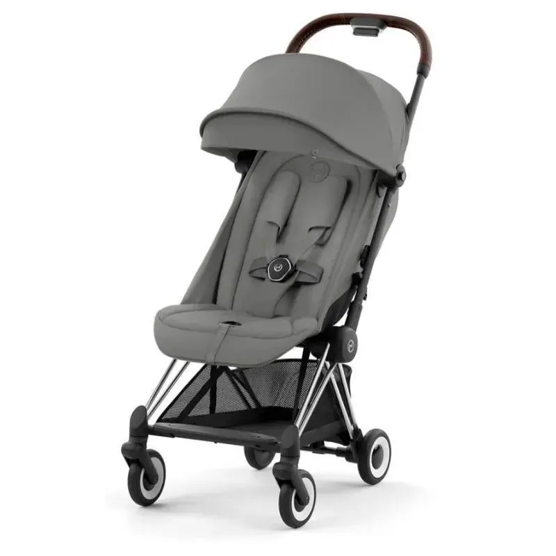Cybex - Coya Compact Stroller, Chrome/Dark Brown/Mirage Grey 14 Reviews
